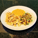 FIT 300 - Tiras de Frango com Mix de Grãos e Pure de Abobóra - 300gr