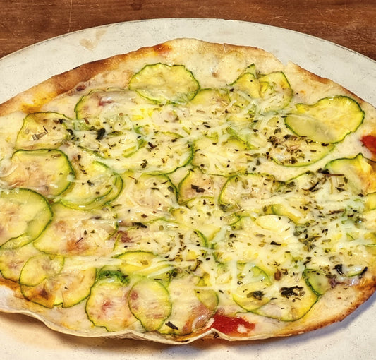Pizza Média - Abobrinha com Parmesão - 23cm