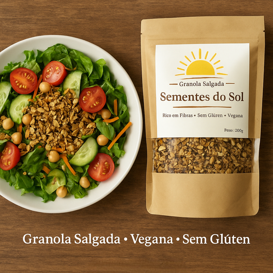 Granola Salgada Vegana Sementes do Sol - 300g