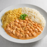 DIA A DIA - Strogonoff de Frango, com arroz e batata palha 400g