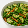 Porção em BAG - Legumes Grelhados (Cenoura, Vagem, Abobrinha e Ervilha) 120g