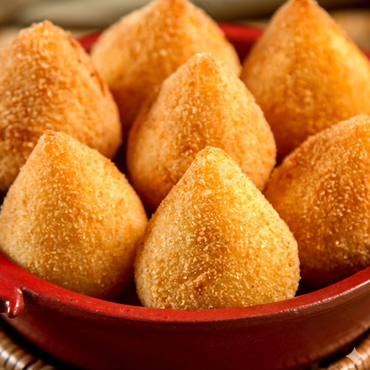 SALGADOS - COXINHA DE FRANGO C/ REQUEIJ. - Bendita Filó - Pacote com 6 unids