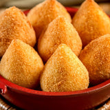 SALGADOS - COXINHA DE FRANGO C/ REQUEIJ. - Bendita Filó - Pacote com 6 unids