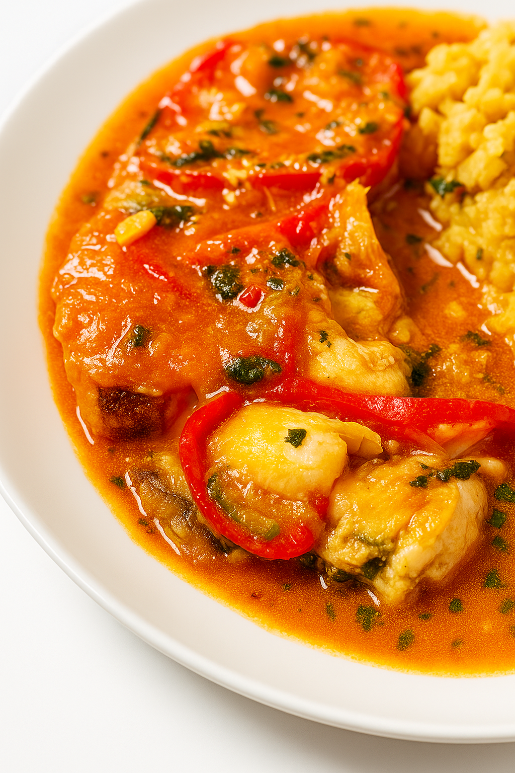 FAMÍLIA - PEIXES - 2 pessoas - Moqueca de Cação - 400g