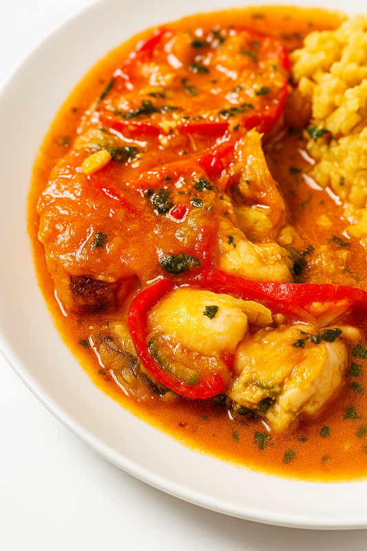 FAMÍLIA - PEIXES - 2 pessoas - Moqueca de Cação - 400g