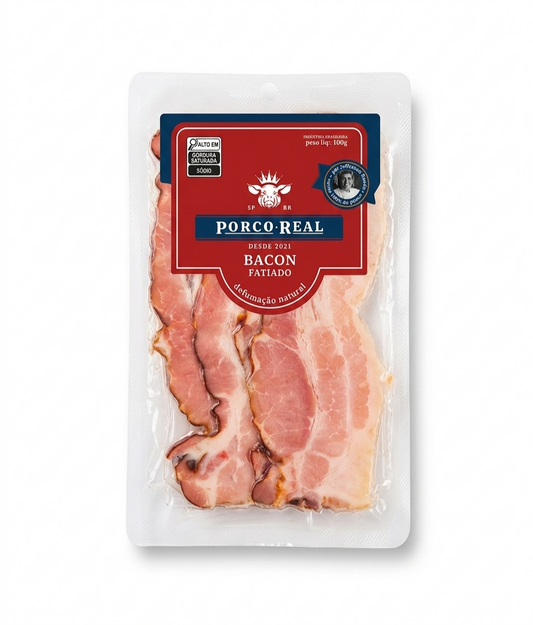 PORCO REAL - Bacon Fatias Finas - 100g