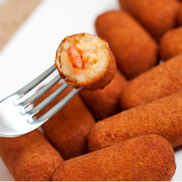 SALGADOS - BOLINHO DE CAMARÃO E ABÓBORA - Bendita Filó - Pacote com 6 unids