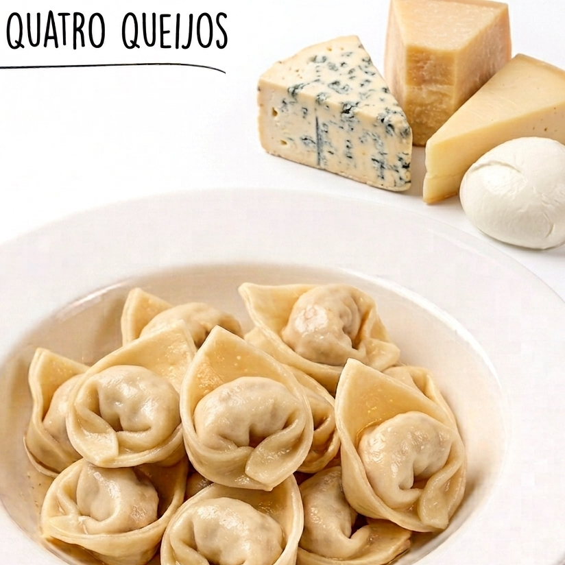 Massa no Bag - Agnolotti Quatro Queijos 200g