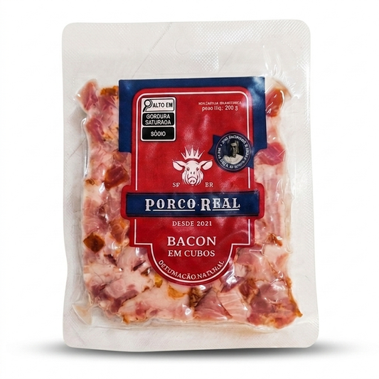 PORCO REAL - Bacon em Cubos - 250g