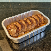 Rocambole Médio de Carne Recheado de Bacon e Mussarela 600g - FAMÍLIA - PRATO PRINCIPAL