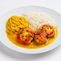 PEIXES - Moqueca de Cação com Arroz e Pirão - 400g